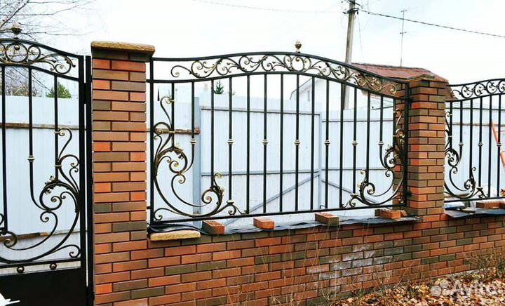 Кованый забор,перила,балкон