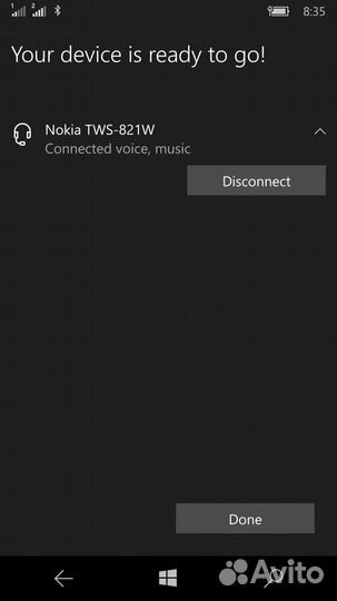 Беспроводной наушни Nokia Clarity Earbuds TWS-821W