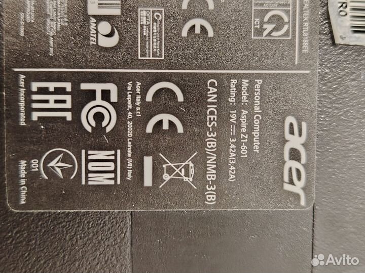 Моноблок Acer на запчасти