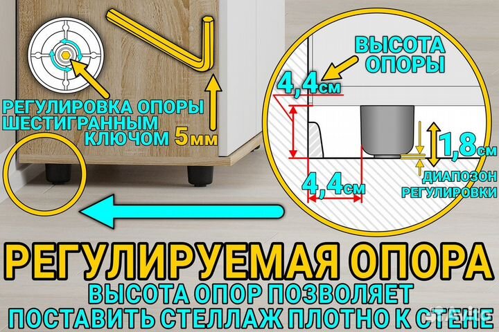 Шкаф двухстворчатый распашной/модульная мебель