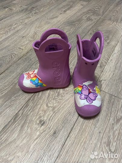 Сапоги резиновые crocs