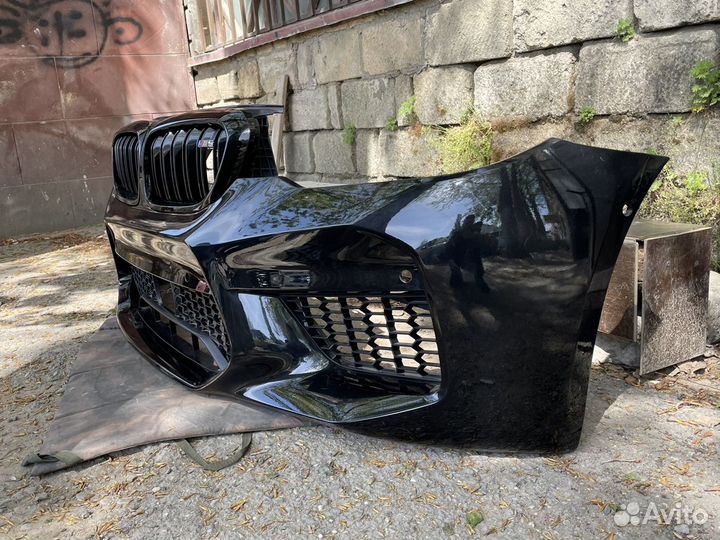 Передний бампер в сборе bmw M-5 g30 оригинал