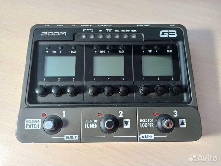 Гитарный процессор Zoom G3