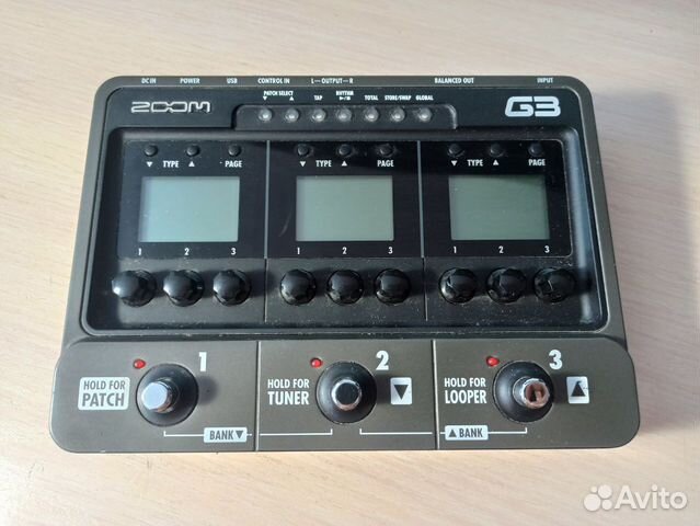 Гитарный процессор Zoom G3