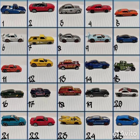 Hot wheels машинки