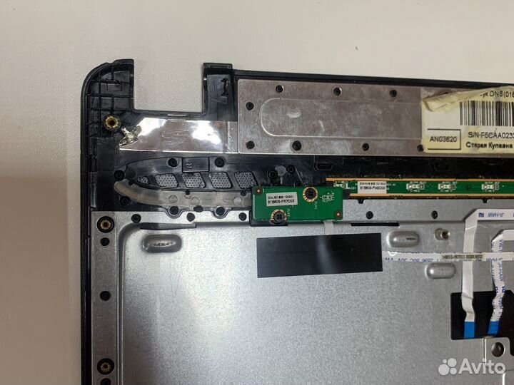 Верхняя часть корпуса, топкейс ноутбука DNS MT50IL