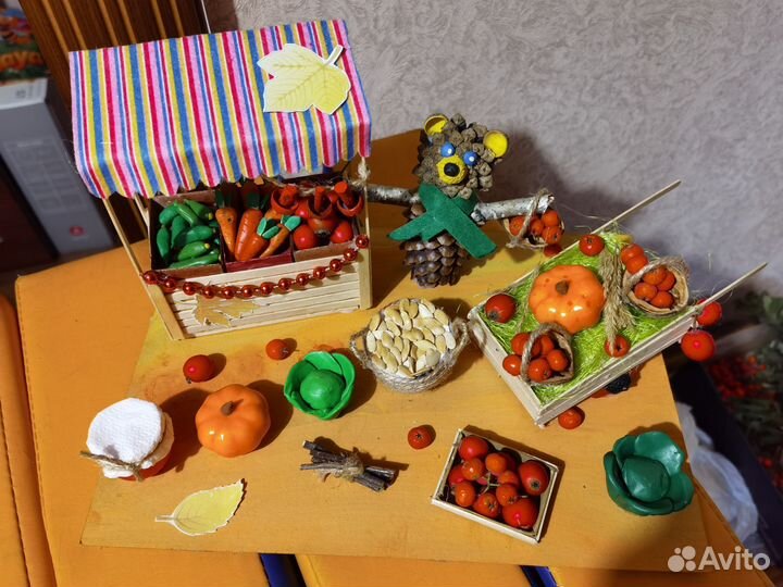 Поделка осенняя с сад или школу