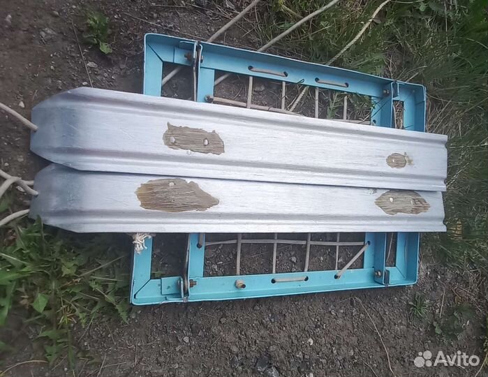 Детские раскладные сани СССР