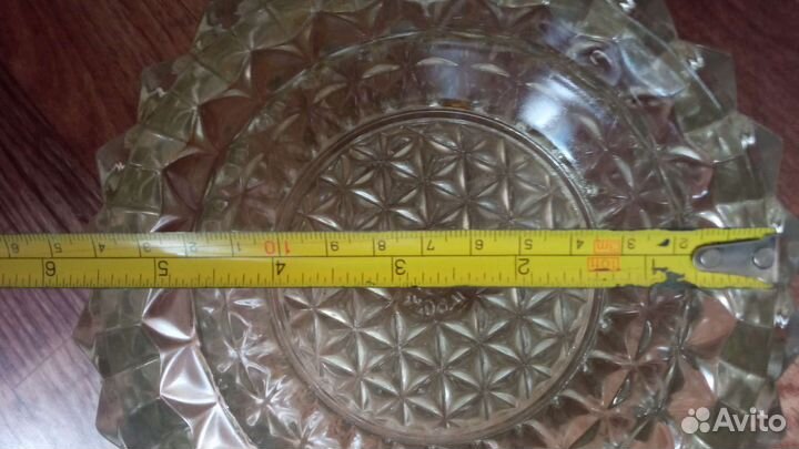 Салатник-конфетница из свинцового стекла, 70-е г