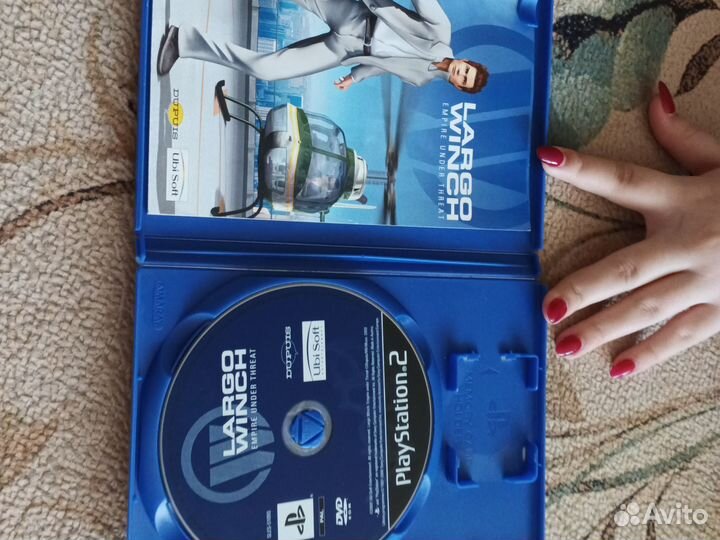 Диск на ps2 largo winch оригинал