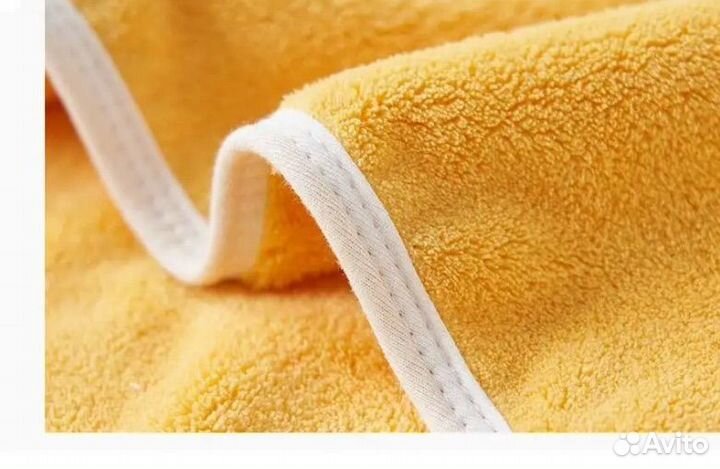 Полотенце пончо с капюшоном. Полотенце детское