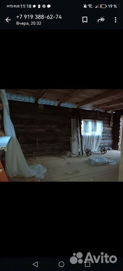 Сруб бани разобран 5,5*5,5 + веранда 5*5*3