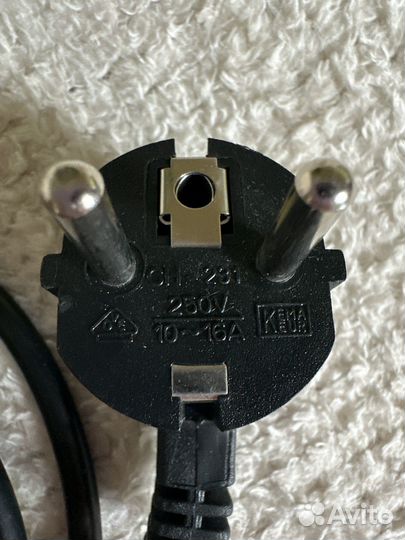 Кабель питания для компьютера, монитора. 1,5 м