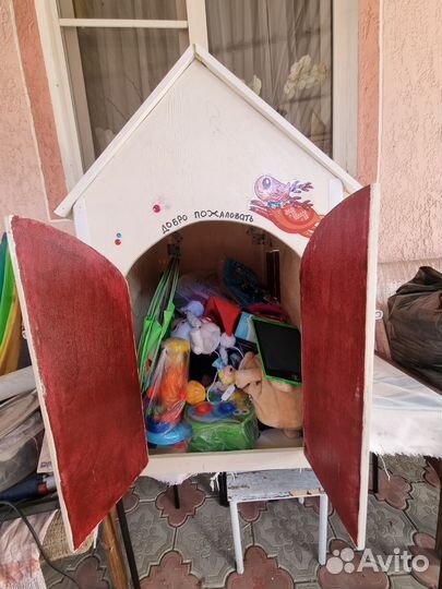 Детский игровой домик из дерева