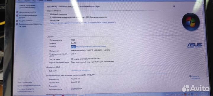 Нетбук Asus eee pc 1215p