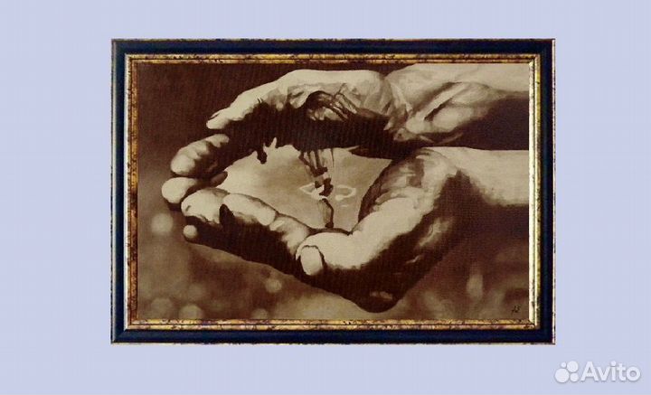 Картина нефтью Подарок нефтянику 