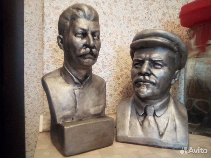 Бюст. Ленин. Сталин. Путин. Дзержинский