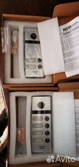 Домофон видеопанели на 2 абонента novicam