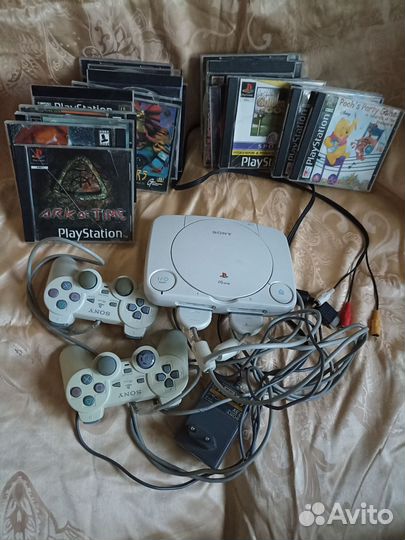 Sony PS2 игровая приставка с дисками