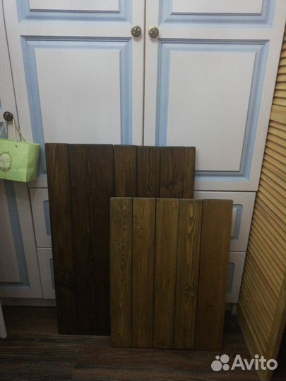 Полотно из досок для картины