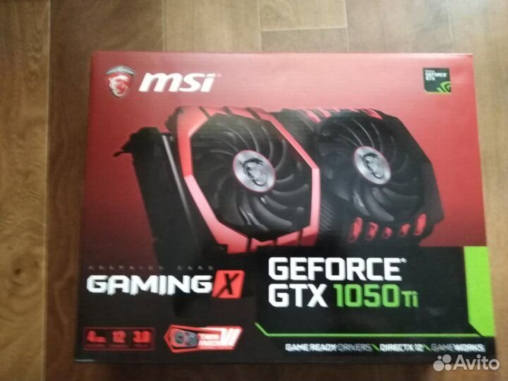 MSI GeForce GTX 1050 Ti gaming X