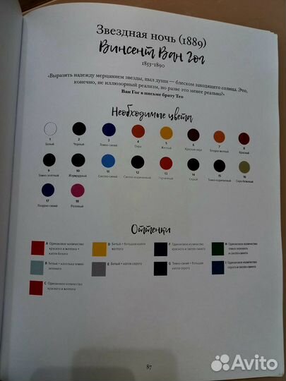 Альбом раскраска картин по номерам Импрессионисты