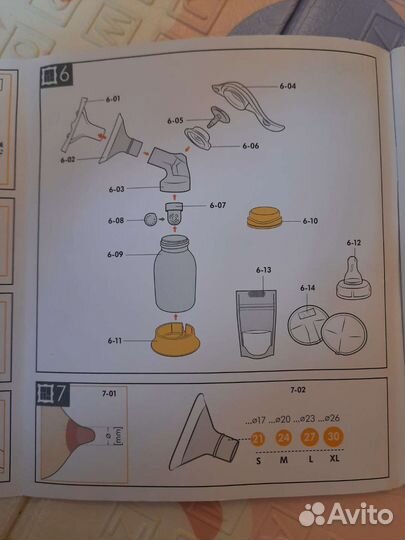 Молокоотсос medela ручной
