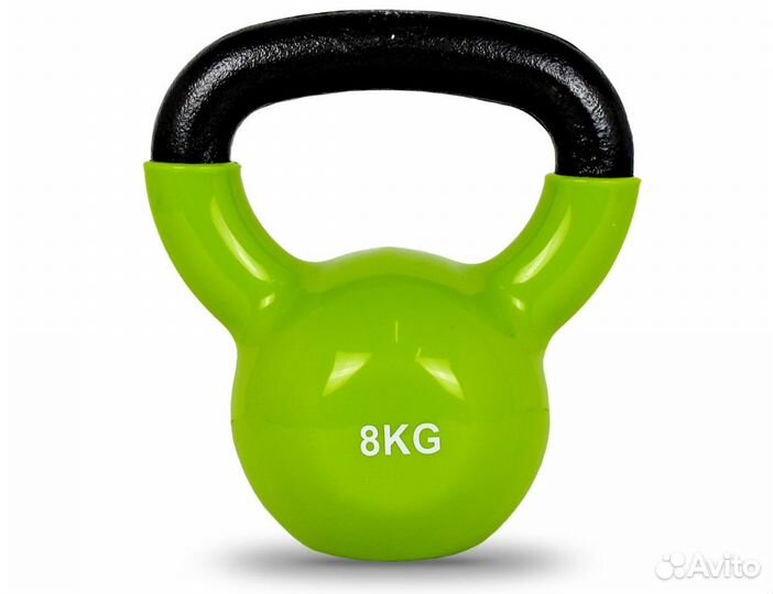 Гири виниловые 4-16 кг новые в наличии