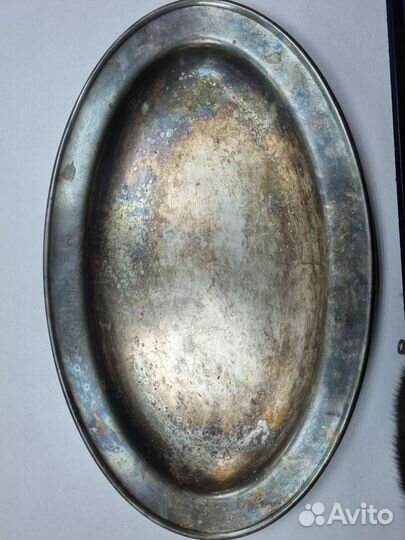 Поднос. Кольчугино. мнц Мельхиор. Винтаж. СССР. 50