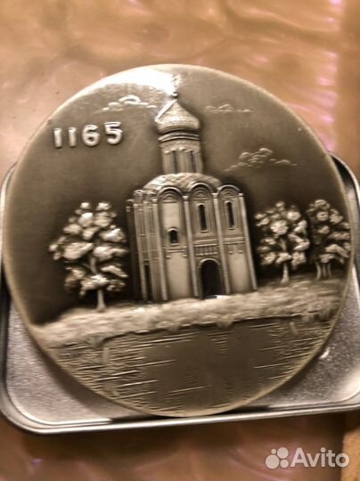 Медаль настольная Храм Покрова на Нерли