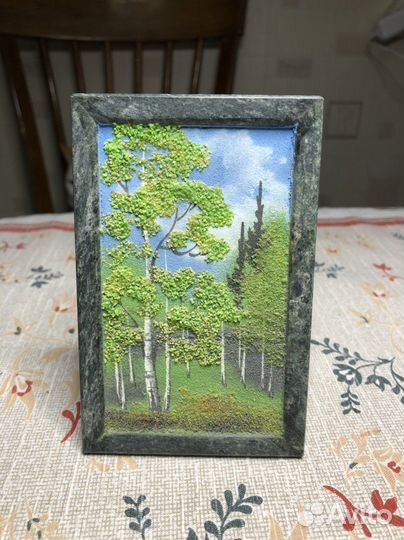 Картина на мраморе