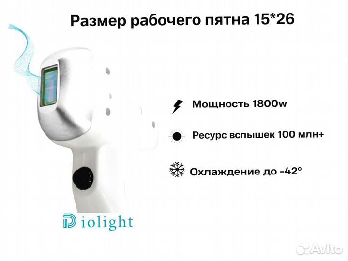 Диодный лазер diolight UltraOne 1800в, рассрочка