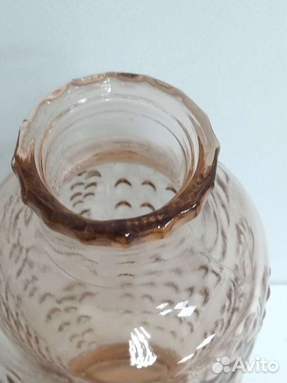 Ваза для цветов стекло СССР