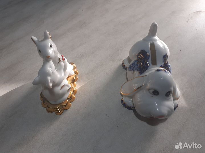 Фигурки животных фарфор