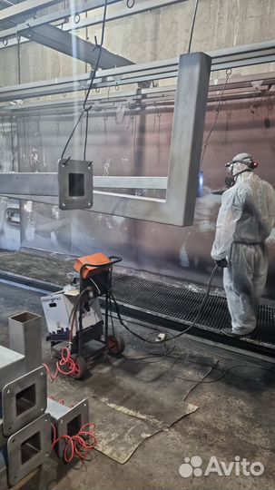 Порошковая покраска, пескоструй