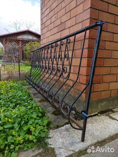 Кованое балконное ограждение
