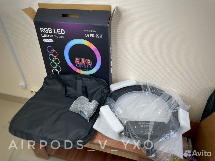 Кольцевая лампа RGB LED