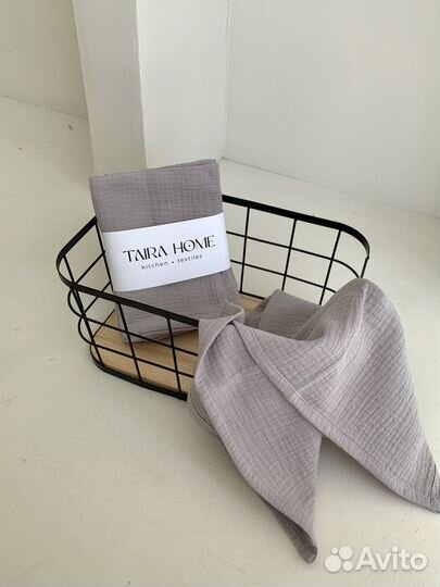 Набор муслиновых полотенец 3штуки