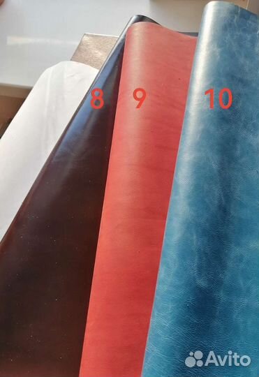 Натуральная кожа прямоугольными отрезами (плитами)