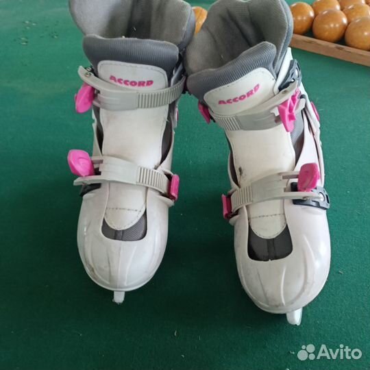 Коньки детские раздвижные 33 36