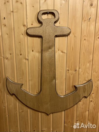 Вешалка настенная в форме якоря
