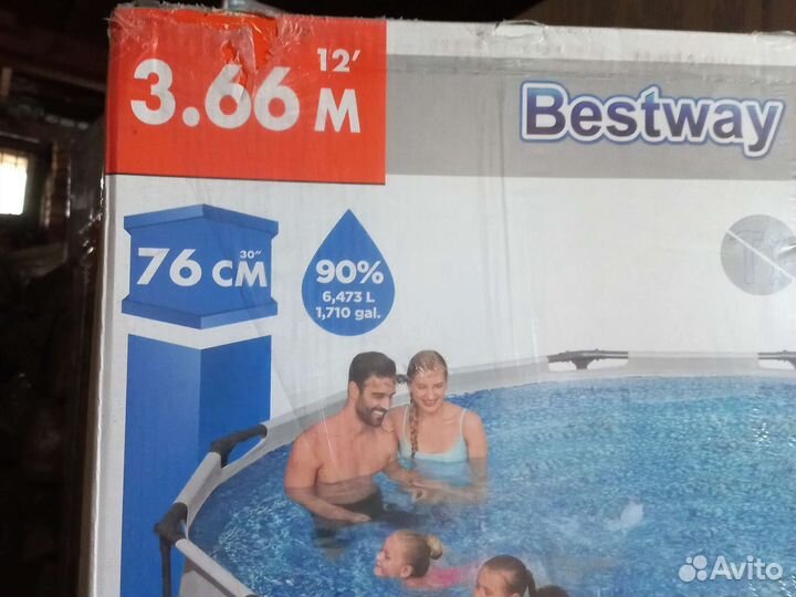 Каркасный бассейн 366 на 76см Bestway 56416