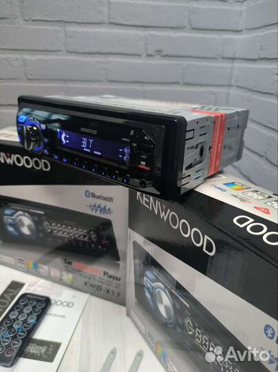 Магнитола Kenwood x17 Bluetooth AUX USB 2Rsa вых
