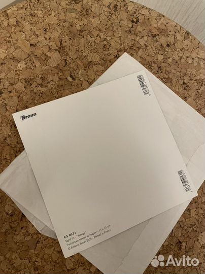 Открытка Lanvin Braun Printed in France Ч/Б