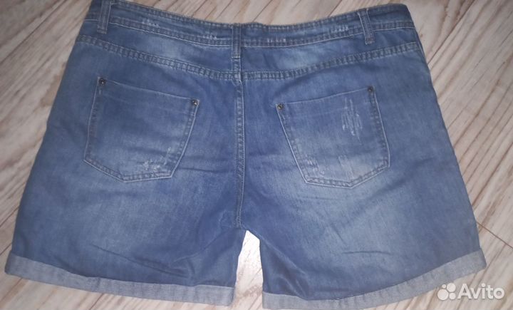 Джинсовые шорты. Размер 52