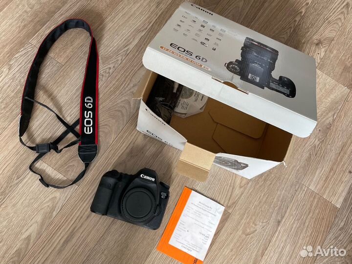 Зеркальный фотоаппарат Canon 6D (полный комплект)