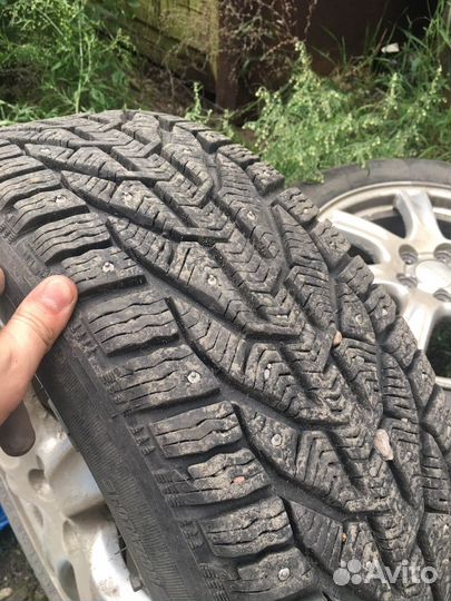 Литые диски в сборе subaru 5/100 205/60/6.5