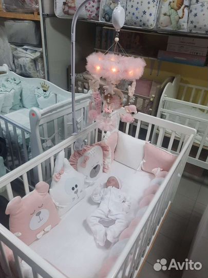 Бортики в детскую кроватку