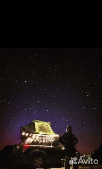 Палатка на крышу. Kampina 140, тент и тамбуры