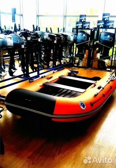 Лодка пвх Stormline Classic Air 315 оранжево-черна